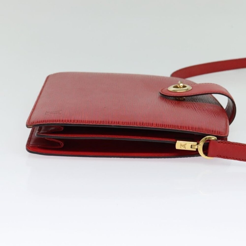 Authentic LOUIS VUITTON Epi Capuchin Shoulder Bag Red M52347 LV - Picture 11 of 16